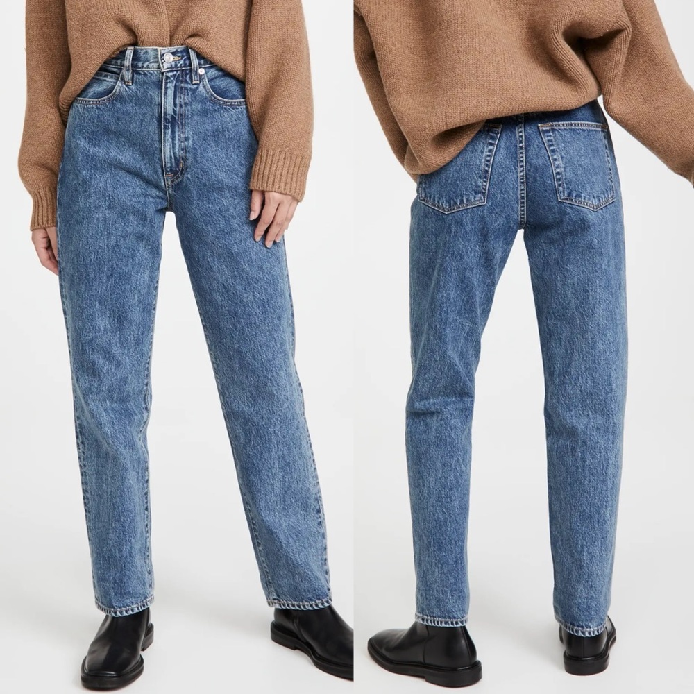 SLVRLAKE Dakota High Rise Relaxed Tapered Leg Jeans Born To Run